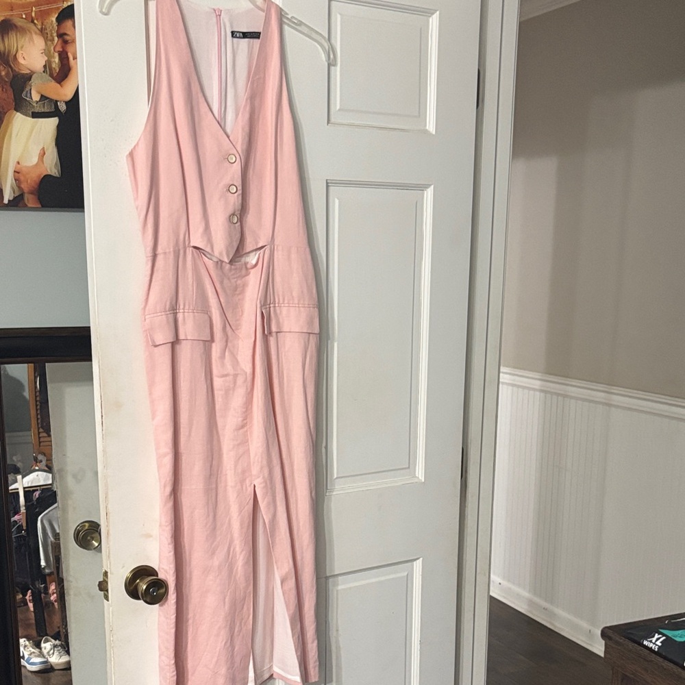 Zara Pink Midi Dress